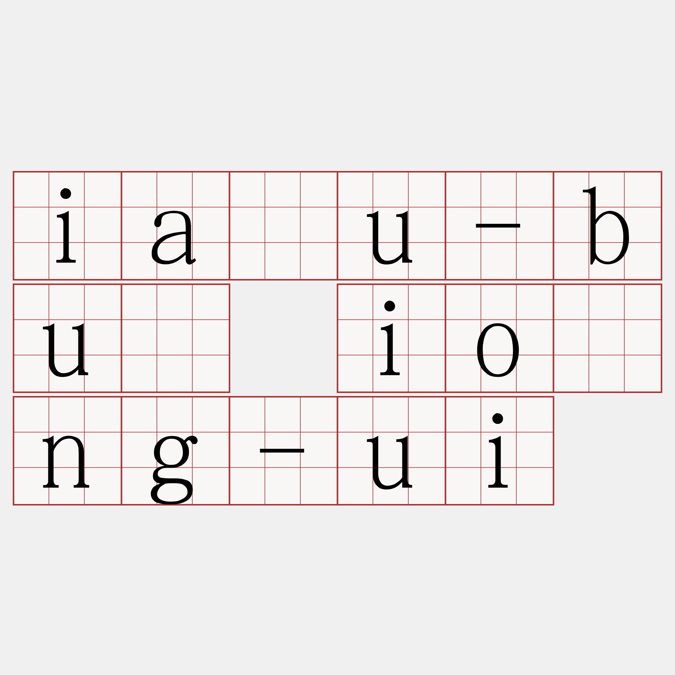 iāu-bú iông-ui